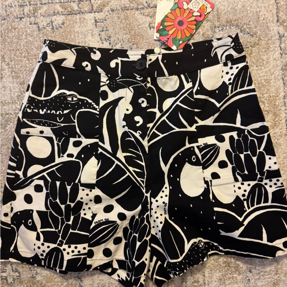 Farm Rio Anthropologie Shorts NWT